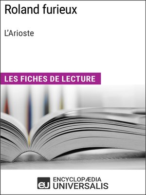 cover image of Roland furieux de L'Arioste